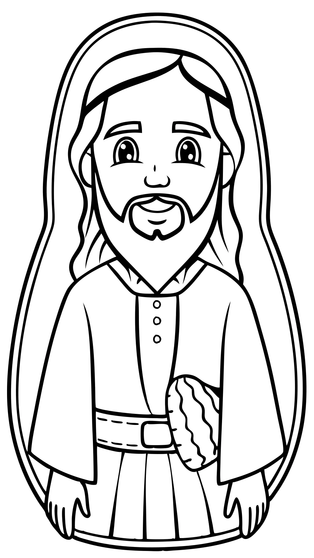 jesus coloring pages lds